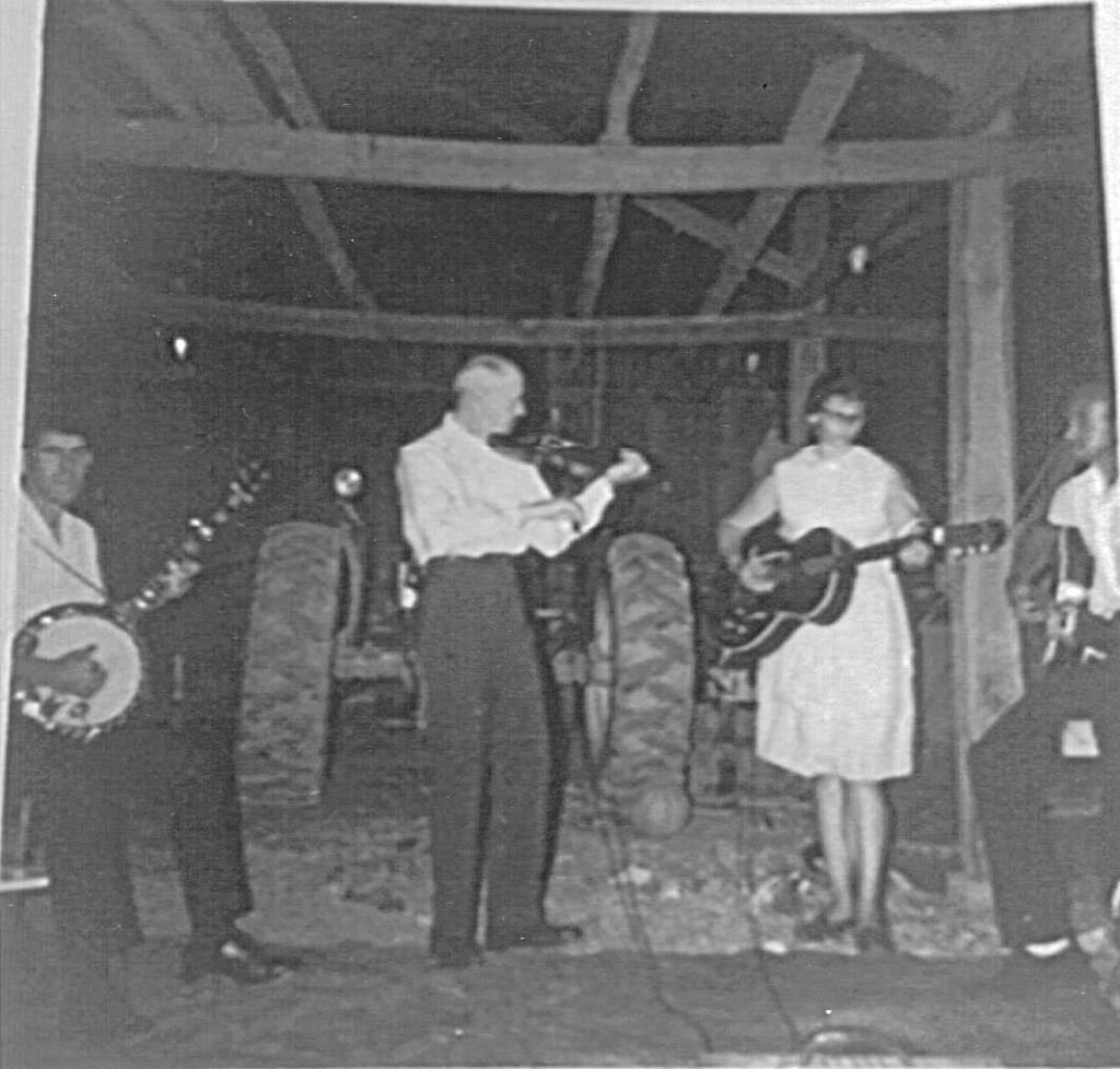 Carlton Rawlings with band 1967