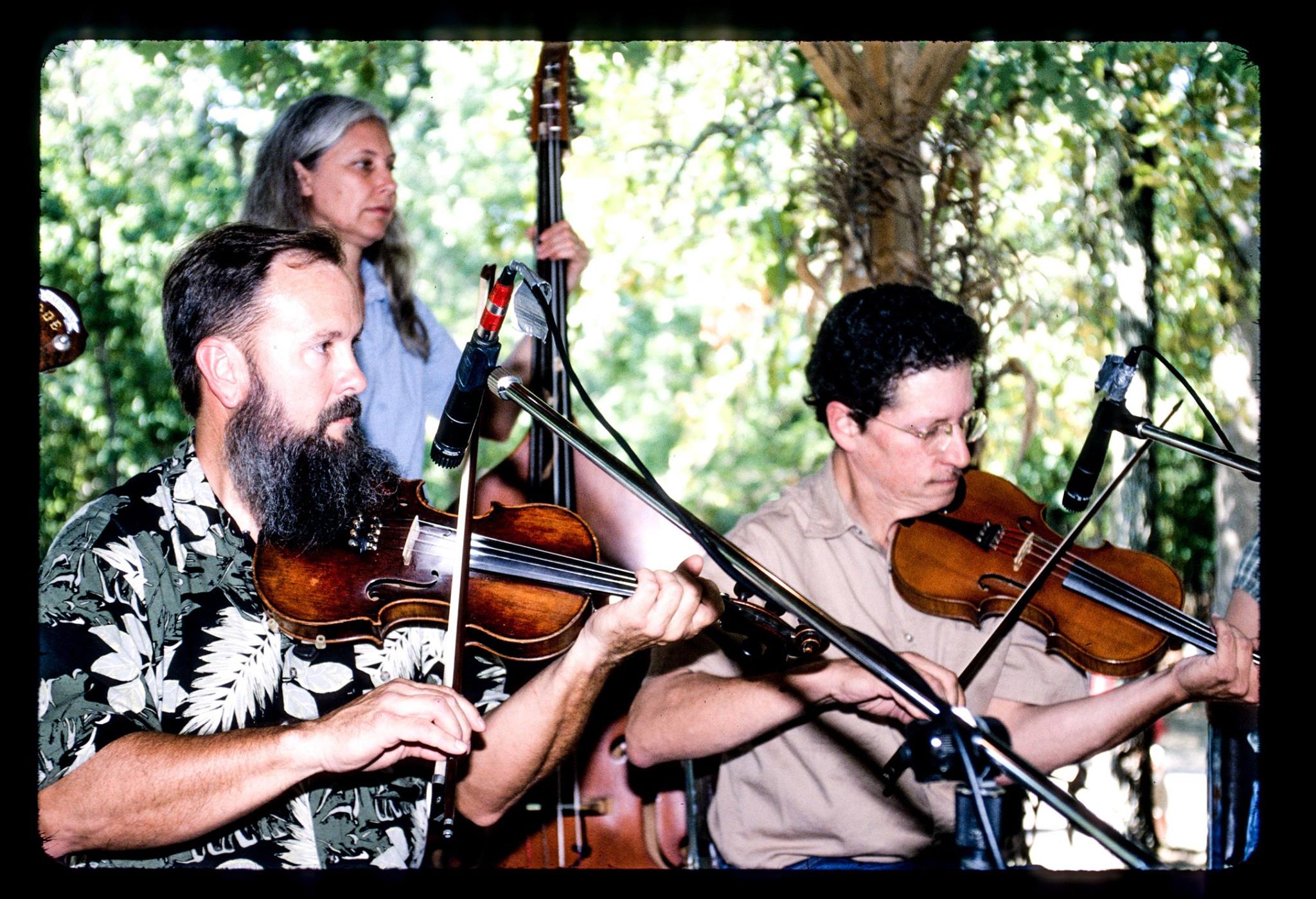 Michael with Mike Bryant & Karen Falkowski Mountaineer Folk Fest 2002 from TN Folklife Program
